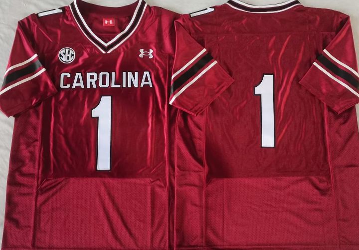 Men South Carolina Gamecocks #1 No Name Red Elite 2025 NCAA Jersey->ncaa teams->NCAA Jersey